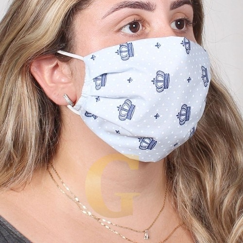 Mascara reutilizável tecido  
